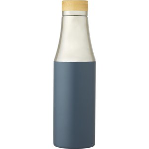PF Concept 100667 - Hulan miedziana, próżniowo izolowana butelka o pojemności 540 ml z bambusową pokrywką Ice Blue
