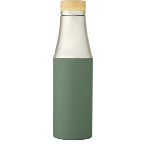 PF Concept 100667 - Hulan miedziana, próżniowo izolowana butelka o pojemności 540 ml z bambusową pokrywką Heather Green