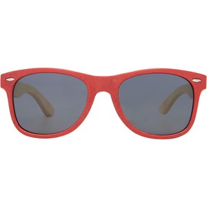 PF Concept 127005 - Okulary przeciwsłoneczne z bambusa Sun Ray Red