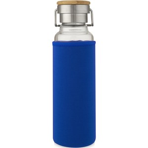PF Concept 100696 - Szklana butelka Thor o pojemności 660 ml z neoprenowym pokrowcem Pool Blue