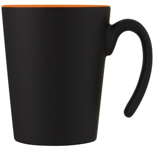 PF Concept 100687 - Kubek ceramiczny Oli o pojemności 360 ml z uchwytem Orange