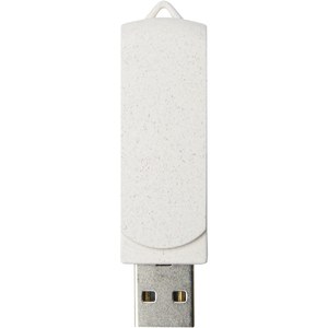 PF Concept 123743 - Pamięć USB Rotate wykonana ze słomy pszenicznej o pojemności 4GB Beige