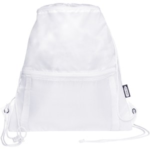 PF Concept 120647 - Adventure termoizolowana torba ściągana sznurkiem o pojemności 9 l z materiału z recyklingu z certyfikatem GRS White