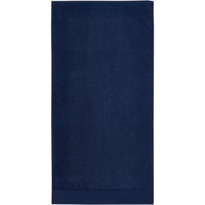 Seasons 117005 - Nora bawełniany ręcznik kąpielowy o gramaturze 550 g/m² i wymiarach 50 x 100 cm Navy
