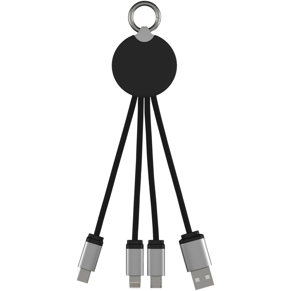 SCX.design 2PX002 - Kabel z podświetlonym logo 3w1 z brelokiem - SCX.design C16
