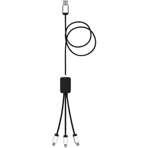 SCX.design 2PX003 - Kabel z podświetlonym logo 3w1 - SCX.design C17 Solid Black