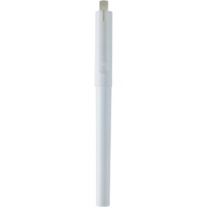 PF Concept 107809 - Mauna długopis żelowy z tworzywa PET z recyklingu White
