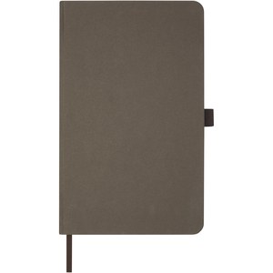 PF Concept 107812 - Fabianna notatnik w twardej okładce z papieru gniecionego Coffee Brown