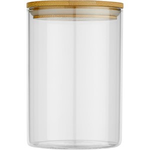 Seasons 113342 - Boley szklany pojemnik na żywność o pojemności 550 ml Natural