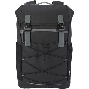 PF Concept 130044 - Aqua wodoodporny plecak z recyklingu z certyfikatem GRS na laptopa z ekranem 15,6 cali o pojemności 23 l Solid Black