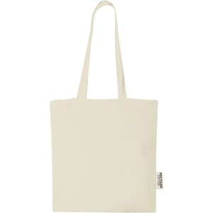 PF Concept 120695 - Madras torba na zakupy z bawełny z recyklingu o gramaturze 140 g/m2 i pojemności 7 l Natural