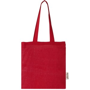 PF Concept 120695 - Madras torba na zakupy z bawełny z recyklingu o gramaturze 140 g/m2 i pojemności 7 l Red