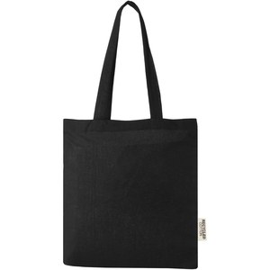 PF Concept 120695 - Madras torba na zakupy z bawełny z recyklingu o gramaturze 140 g/m2 i pojemności 7 l Solid Black