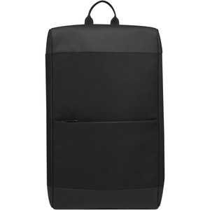 Tekiō® 120697 - Rise plecak na laptopa o przekątnej 15,6 cali z tworzywa sztucznego pochodzącego z recyclingu z certyfikatem GRS  Solid Black