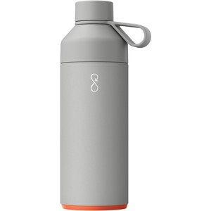 Ocean Bottle 100753 - Big Ocean Bottle izolowany próżniowo bidon na wodę o pojemności 1000 ml Rock Grey