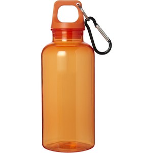 PF Concept 100778 - Oregon butelka na wodę o pojemności 400 ml z karabińczykiem wykonana z tworzyw sztucznych pochodzących z recyklingu z certyfi