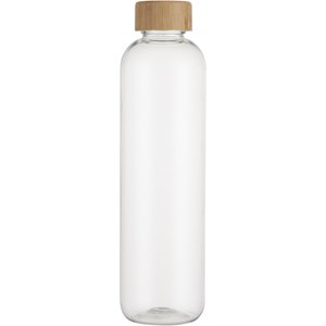 PF Concept 100779 - Ziggs butelka na wodę o pojemności 1000 ml wykonana z tworzyw sztucznych pochodzących z recyklingu Przezroczysty bezbarwny