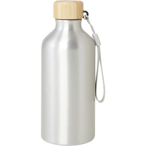 PF Concept 100794 - Malpeza butelka na wodę o pojemności 500 ml wykonana z aluminium pochodzącego z recyklingu z certyfikatem RCS Silver