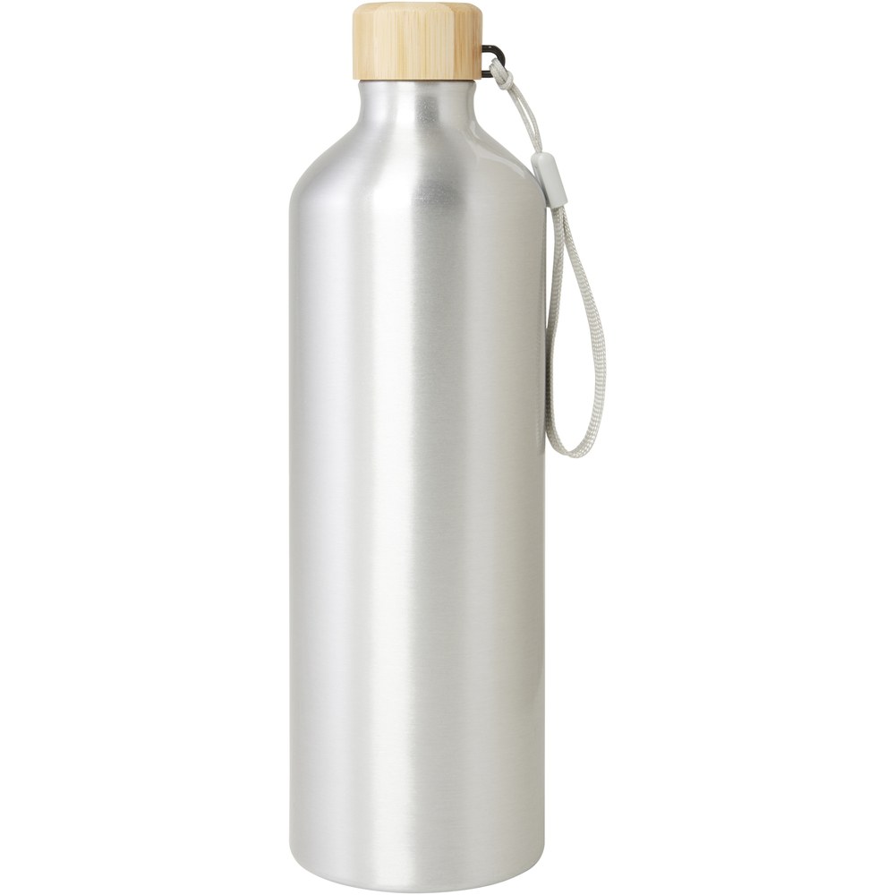 PF Concept 100796 - Malpeza butelka na wodę o pojemności 1000 ml wykonana z aluminium pochodzącego z recyklingu z certyfikatem RCS