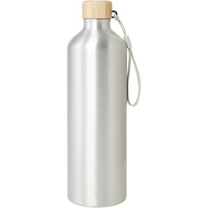 PF Concept 100796 - Malpeza butelka na wodę o pojemności 1000 ml wykonana z aluminium pochodzącego z recyklingu z certyfikatem RCS Silver