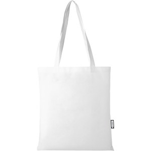 PF Concept 130051 - Zeus tradycyjna torba na zakupy o pojemności 6 l wykonana z włókniny z recyklingu z certyfikatem GRS White