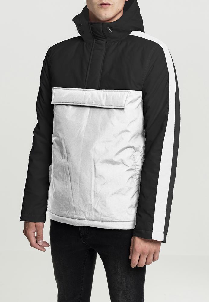 urban classics padded pull over jacket