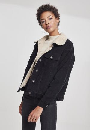 Urban Classics TB2376C - Ladies Oversize Sherpa Corduroy Jacket