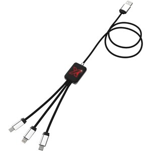 SCX.design 2PX003 - Kabel z podświetlonym logo 3w1 - SCX.design C17
